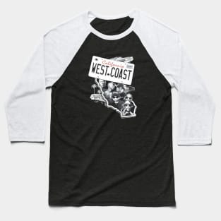 WEST COAST Rap Baseball T-Shirt